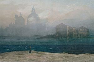 M&ouml;nch in der Lagune II