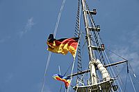 Flaggen im Wind