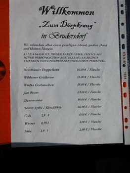 speisekarte