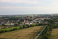 Auf die Stadt zu